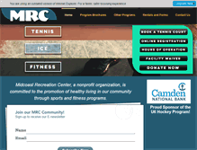 Tablet Screenshot of midcoastrec.org